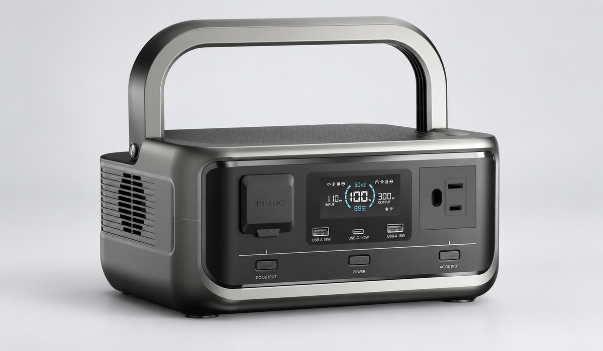 ALLPOWERS VOLIX P300 300W Portable Power Station, 256Wh Solar Generator | <20ms UPS,LiFePO4 Battery, PD 100W Fast Charging, MPPT 110W Max, Emergency Backup for Camping Outdoor Travel Gaming Festivals