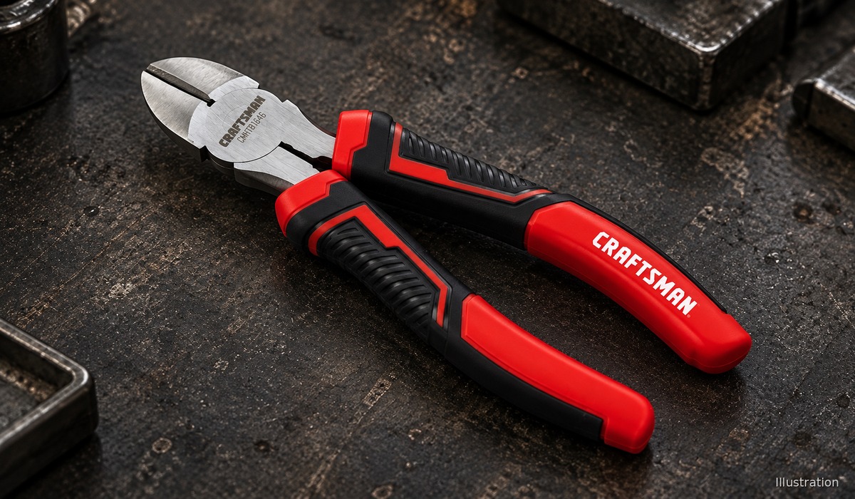 Illustration of CRAFTSMAN CMHT81646 6-inch diagonal cutting pliers